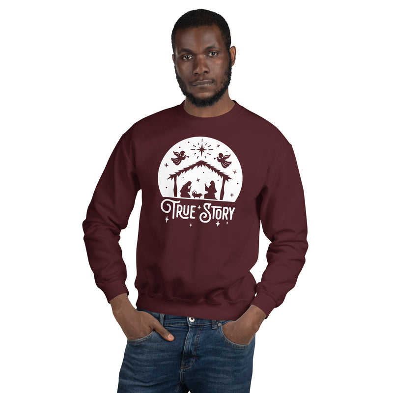 Load image into Gallery viewer, True Story Nativity Unisex Sweatshirt