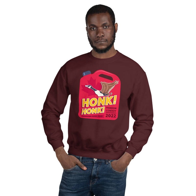 Load image into Gallery viewer, Honk! Honk! Jerrycan Goose Unisex Sweatshirt