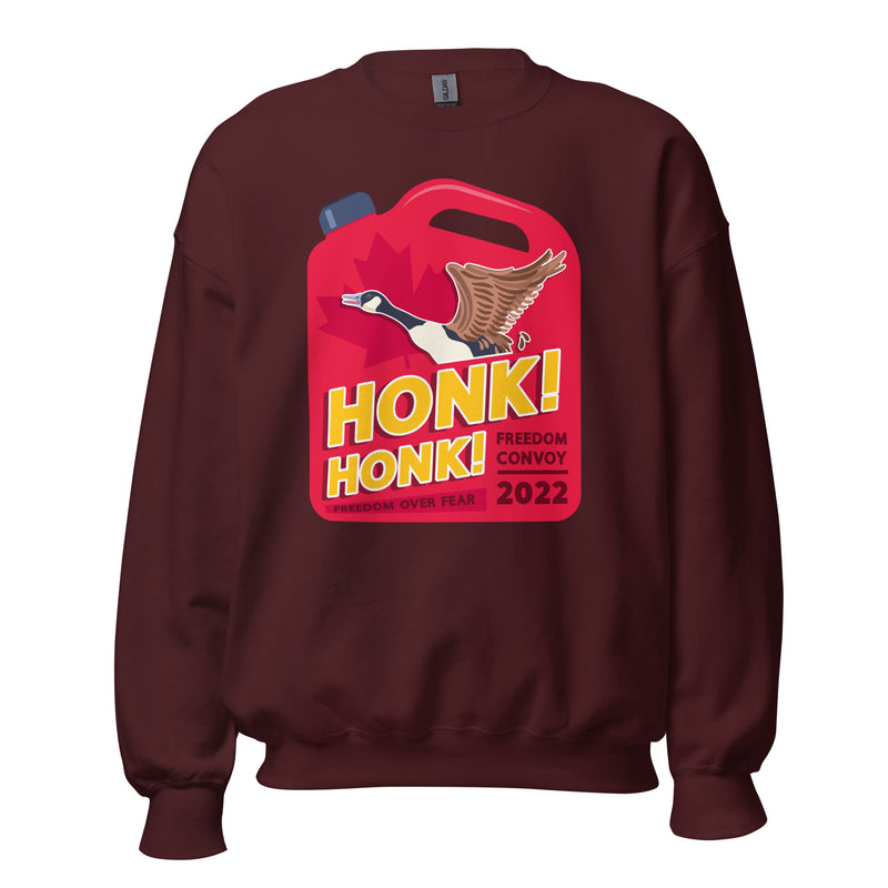 Load image into Gallery viewer, Honk! Honk! Jerrycan Goose Unisex Sweatshirt