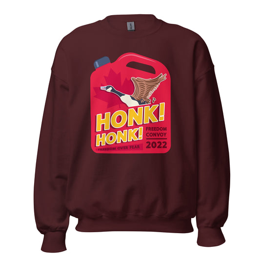Honk! Honk! Jerrycan Goose Unisex Sweatshirt