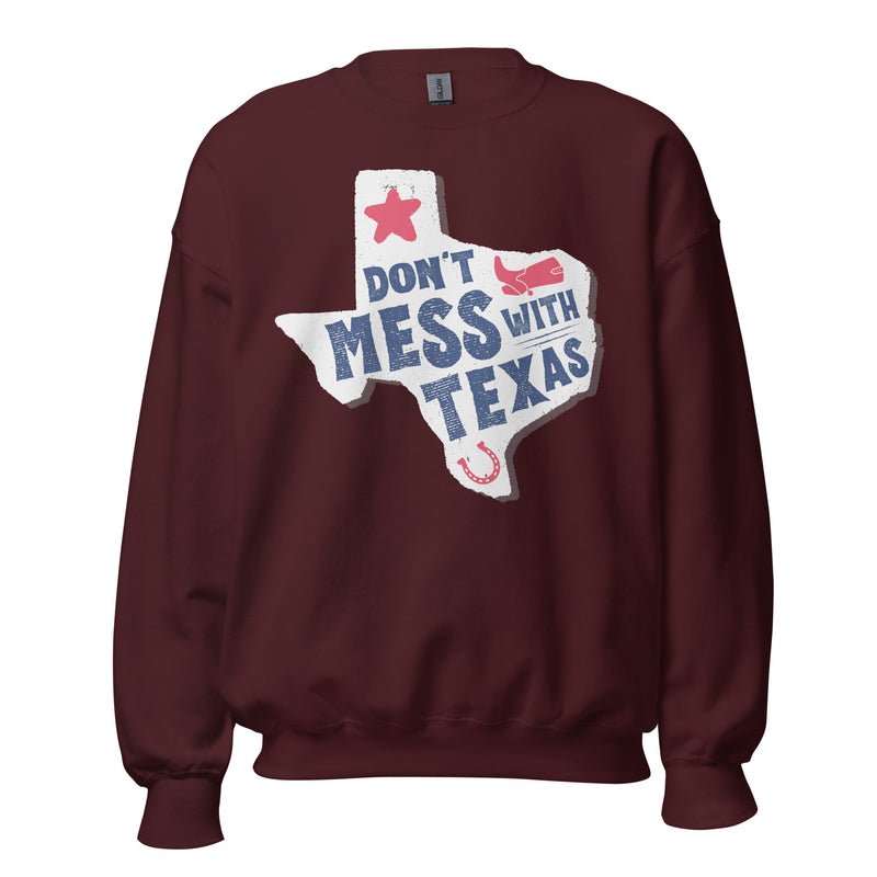 Load image into Gallery viewer, Don't Mess With Texas Unisex Sweatshirt