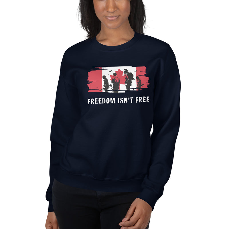 Load image into Gallery viewer, Freedom Isn't Free Canada Unisex Sweatshirt