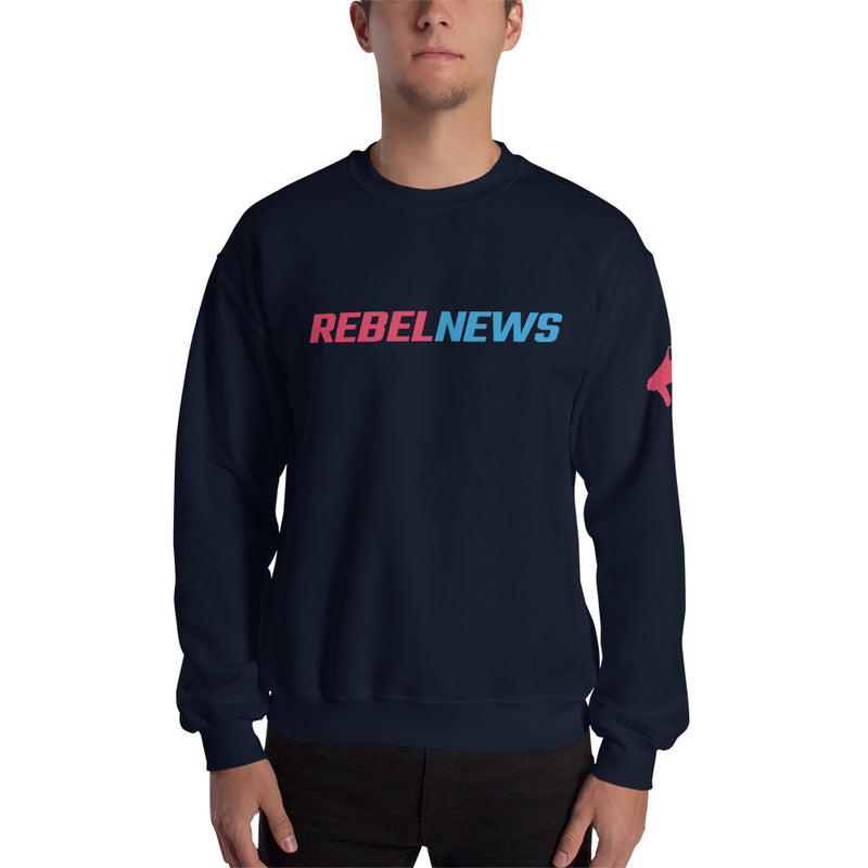 Load image into Gallery viewer, Rebel News Typography Logo Unisex Sweatshirt