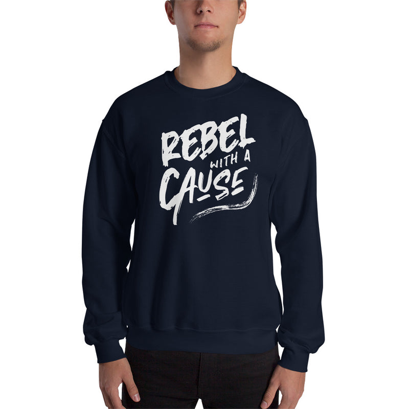 Load image into Gallery viewer, Rebel With A Cause Grunge Unisex Sweatshirt