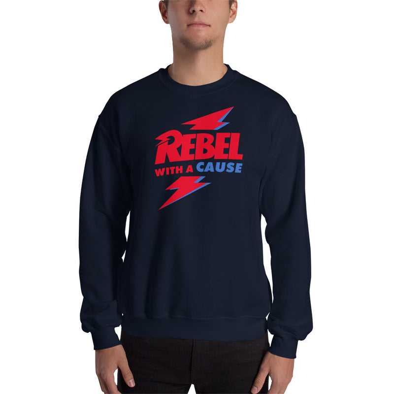 Load image into Gallery viewer, Rebel With A Cause Lightning Unisex Sweatshirt