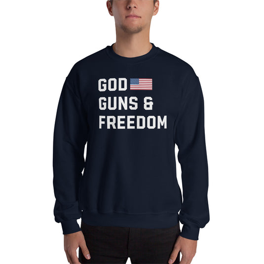 God, Guns & Freedom America Unisex Sweatshirt