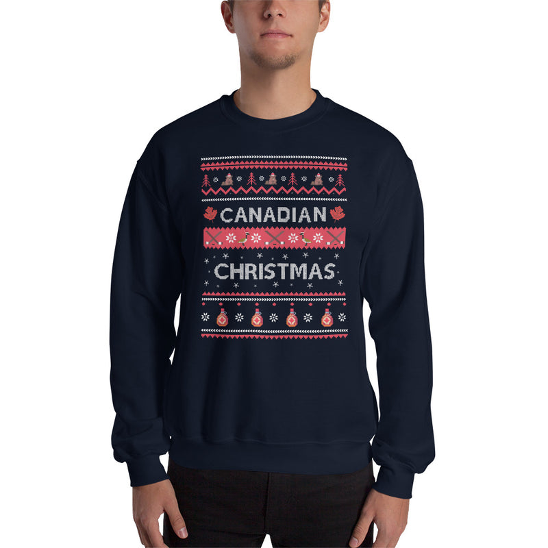 Load image into Gallery viewer, Canadian Christmas Unisex Sweatshirt