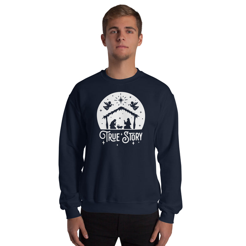 Load image into Gallery viewer, True Story Nativity Unisex Sweatshirt