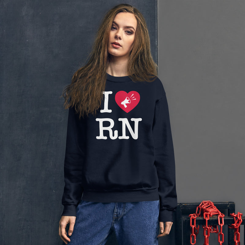 Load image into Gallery viewer, I Heart R.N. Unisex Sweatshirt