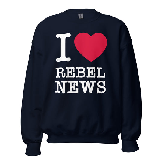 I Heart Rebel News Unisex Sweatshirt