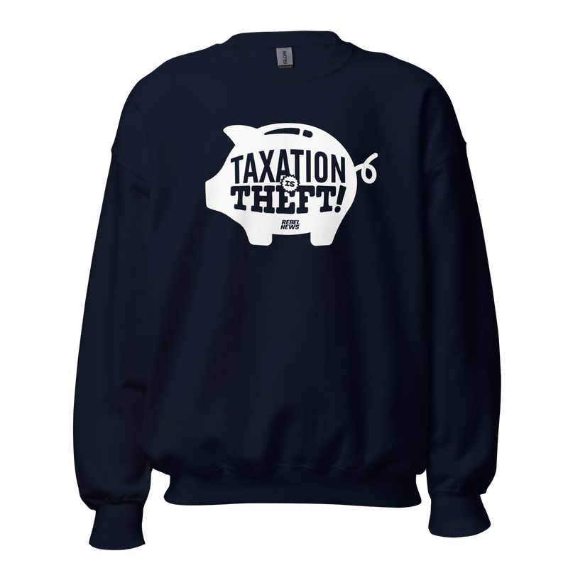 Load image into Gallery viewer, Taxation is Theft Unisex Sweatshirt