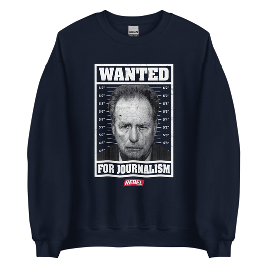 Wanted For Journalism Unisex Sweatshirt