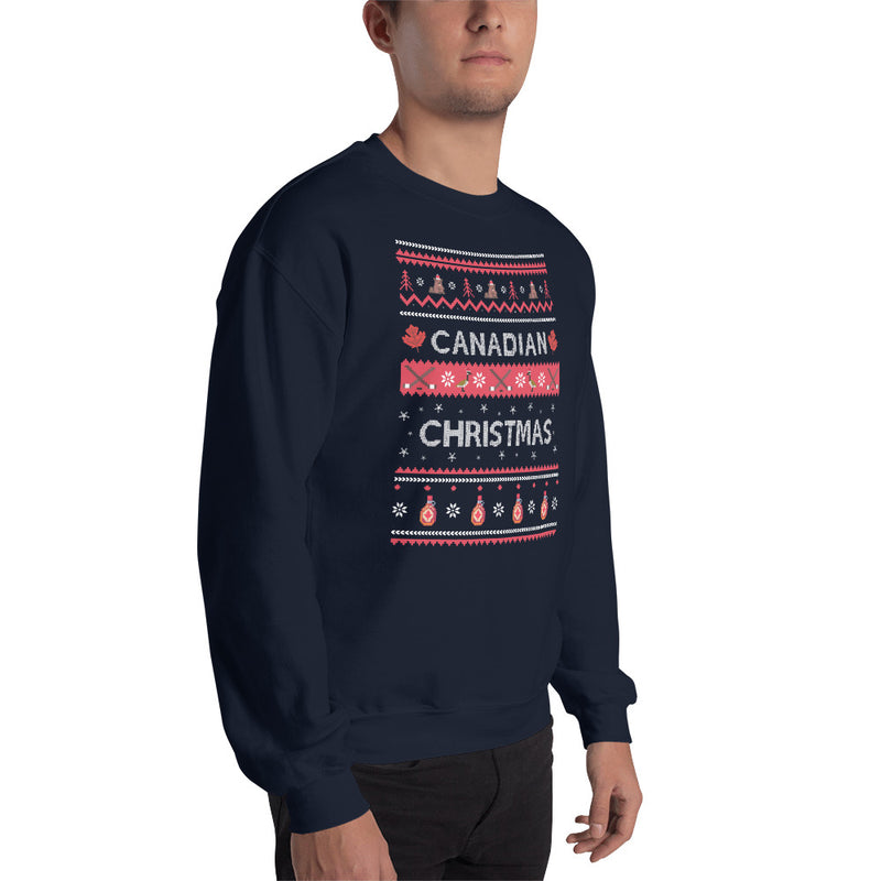 Load image into Gallery viewer, Canadian Christmas Unisex Sweatshirt
