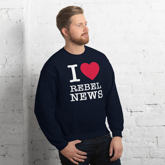 I Heart Rebel News Unisex Sweatshirt