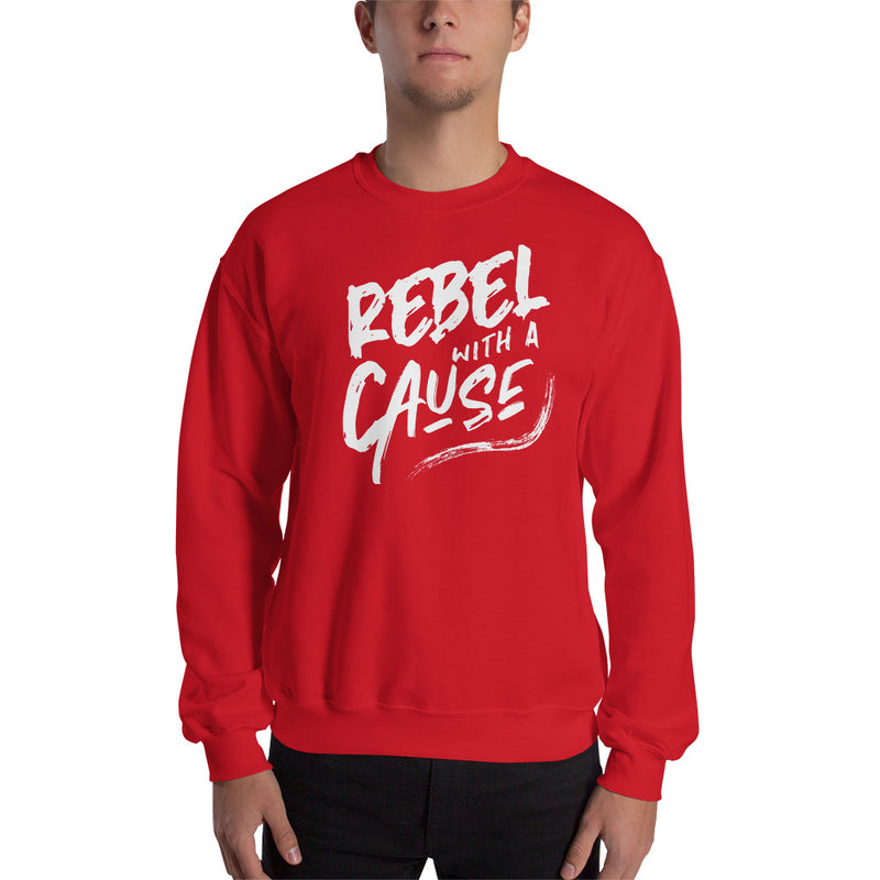 Load image into Gallery viewer, Rebel With A Cause Grunge Unisex Sweatshirt