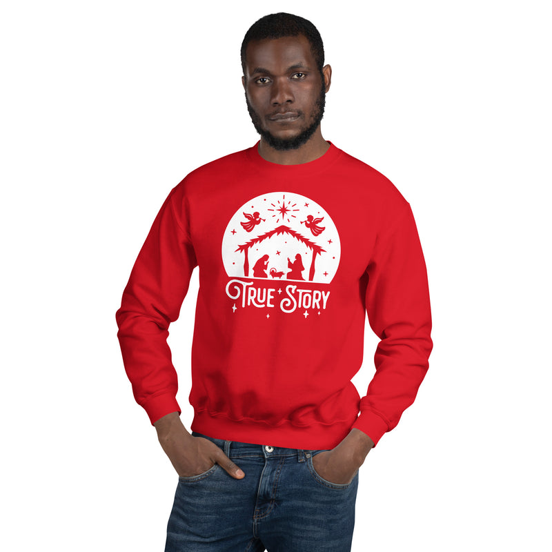 Load image into Gallery viewer, True Story Nativity Unisex Sweatshirt