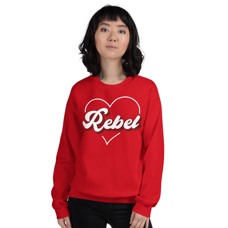 Load image into Gallery viewer, Rebel At Heart Unisex Sweatshirt