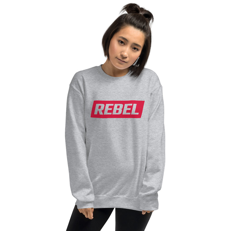 Load image into Gallery viewer, REBEL Logo Unisex Sweatshirt