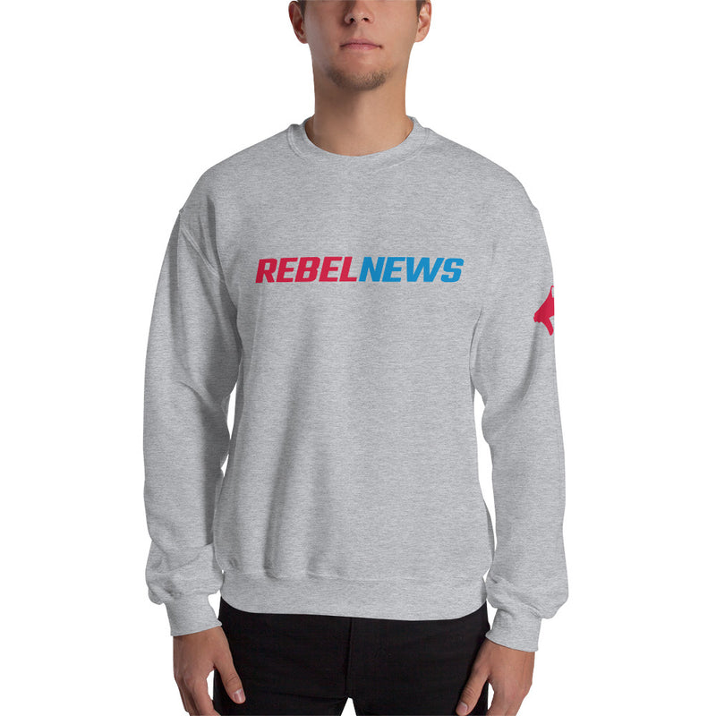 Load image into Gallery viewer, Rebel News Typography Logo Unisex Sweatshirt