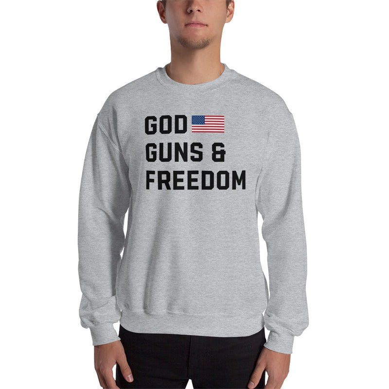 Load image into Gallery viewer, God, Guns & Freedom America Unisex Sweatshirt