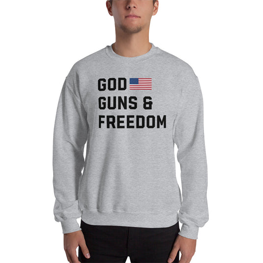 God, Guns & Freedom America Unisex Sweatshirt
