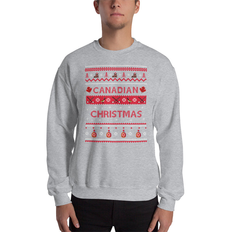 Load image into Gallery viewer, Canadian Christmas Unisex Sweatshirt