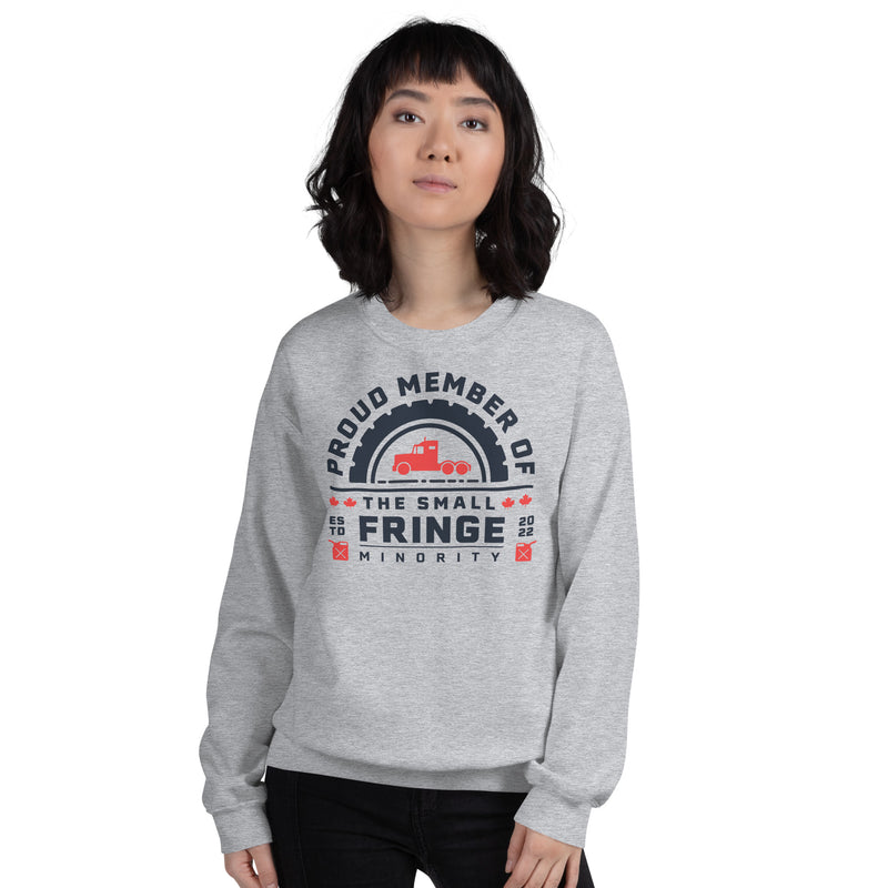 Load image into Gallery viewer, Proud Member of the Small Fringe Minority Unisex Sweatshirt