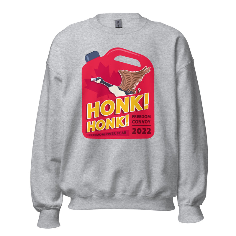 Load image into Gallery viewer, Honk! Honk! Jerrycan Goose Unisex Sweatshirt