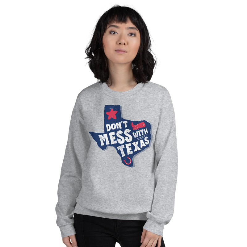 Load image into Gallery viewer, Don't Mess With Texas Unisex Sweatshirt
