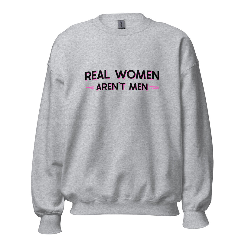 Load image into Gallery viewer, Real Women Aren't Men Unisex Sweatshirt