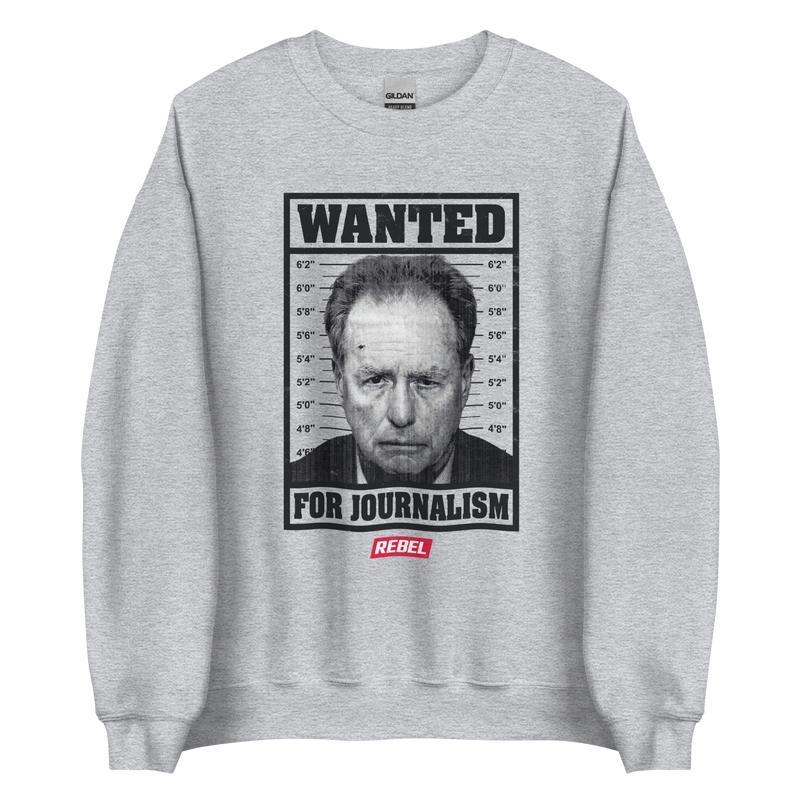 Load image into Gallery viewer, Wanted For Journalism Unisex Sweatshirt
