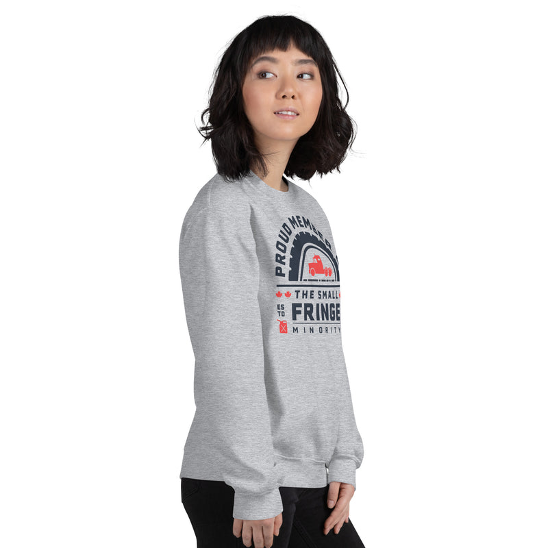 Load image into Gallery viewer, Proud Member of the Small Fringe Minority Unisex Sweatshirt