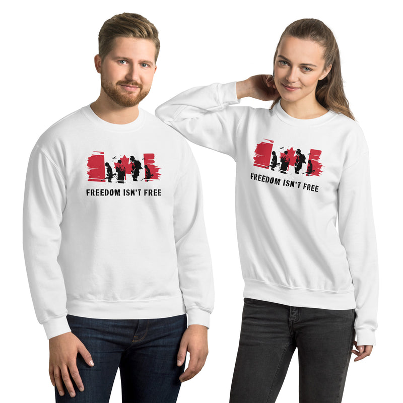 Load image into Gallery viewer, Freedom Isn't Free Canada Unisex Sweatshirt