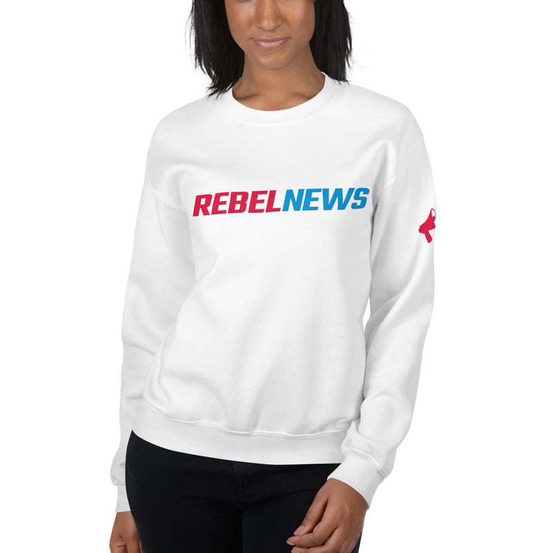 Load image into Gallery viewer, Rebel News Typography Logo Unisex Sweatshirt
