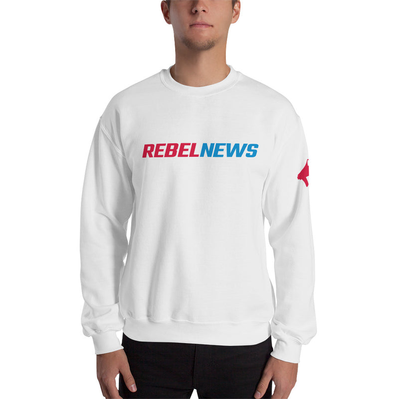 Load image into Gallery viewer, Rebel News Typography Logo Unisex Sweatshirt