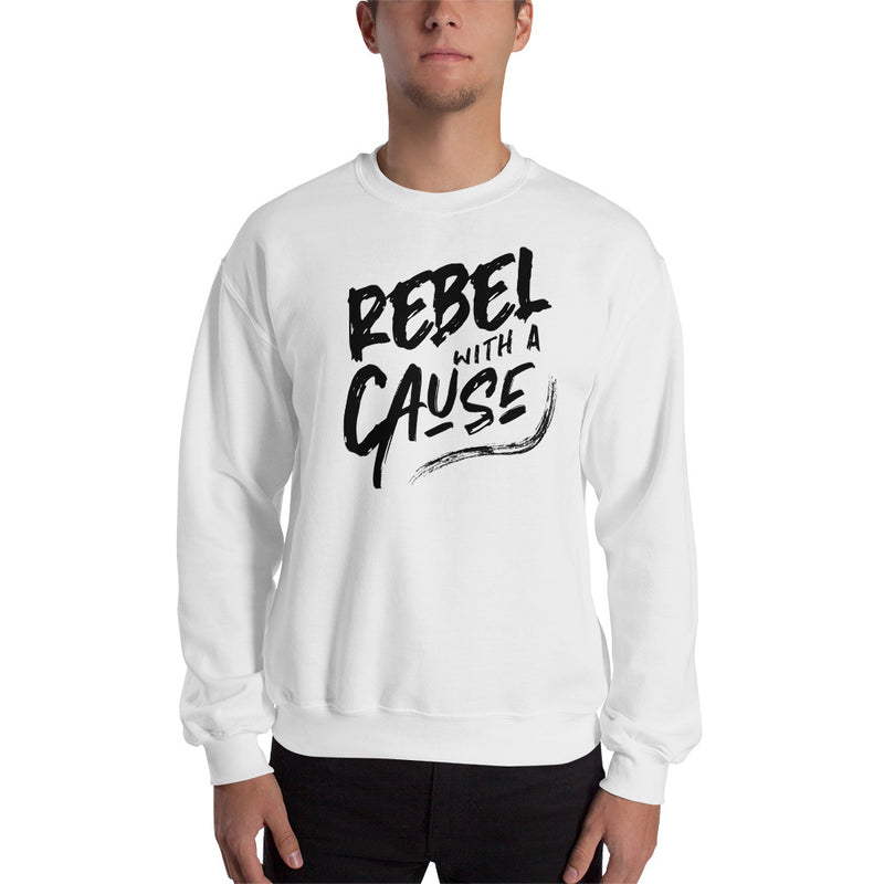 Load image into Gallery viewer, Rebel With A Cause Grunge Unisex Sweatshirt
