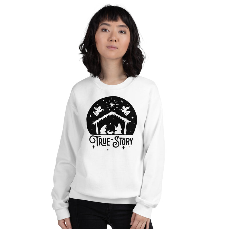 Load image into Gallery viewer, True Story Nativity Unisex Sweatshirt