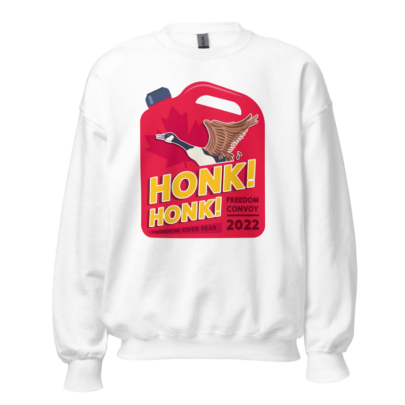 Load image into Gallery viewer, Honk! Honk! Jerrycan Goose Unisex Sweatshirt