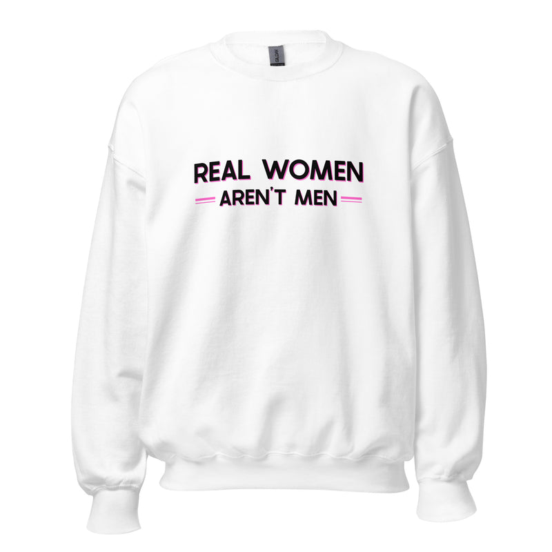 Load image into Gallery viewer, Real Women Aren't Men Unisex Sweatshirt