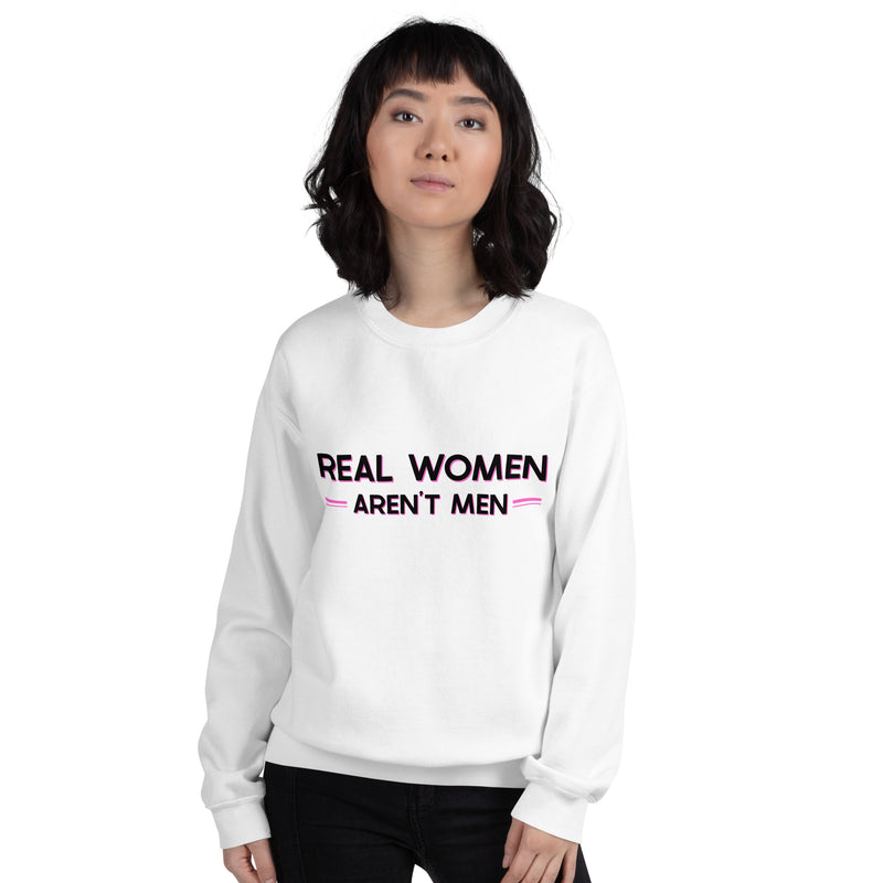 Load image into Gallery viewer, Real Women Aren't Men Unisex Sweatshirt