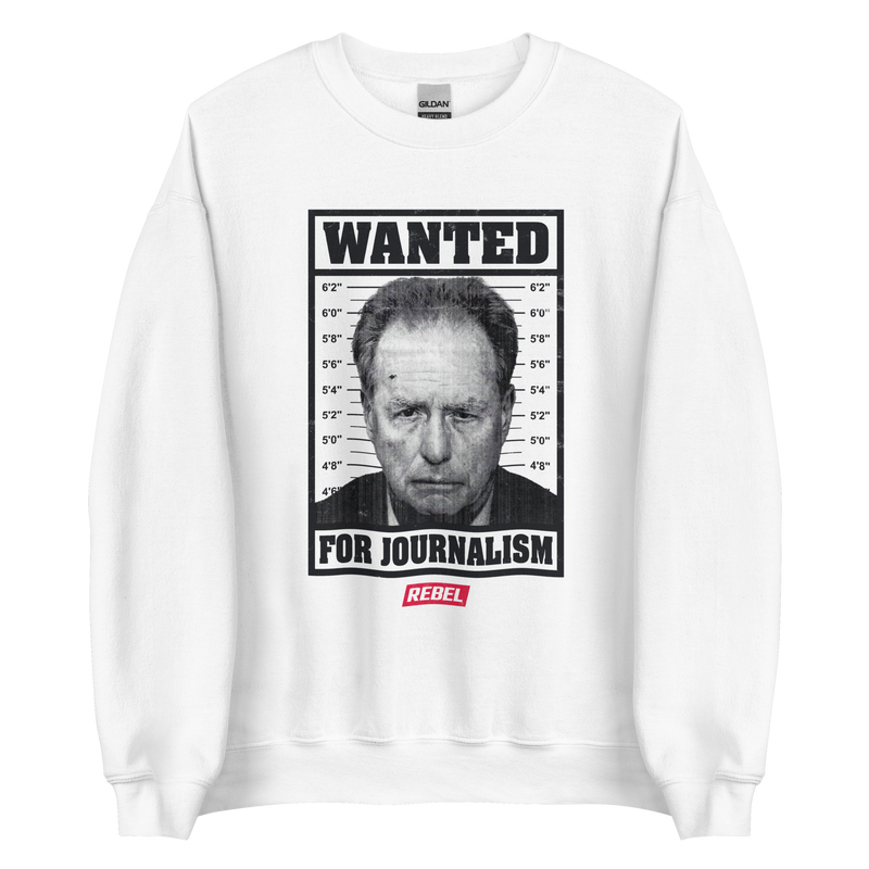 Load image into Gallery viewer, Wanted For Journalism Unisex Sweatshirt