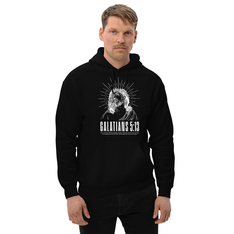 Load image into Gallery viewer, Galatians 5:13 - Unisex Hoodie