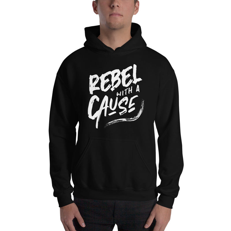 Load image into Gallery viewer, Rebel With A Cause Grunge- Unisex Hoodie