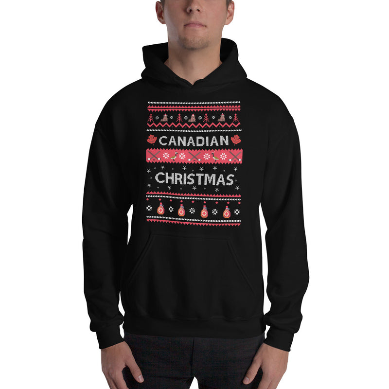 Load image into Gallery viewer, Canadian Christmas Unisex Hoodie