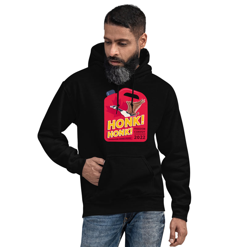 Load image into Gallery viewer, Honk! Honk! Jerrycan Goose- Unisex Hoodie