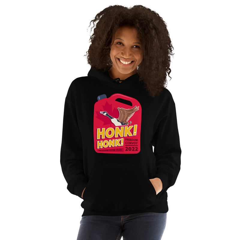 Load image into Gallery viewer, Honk! Honk! Jerrycan Goose- Unisex Hoodie