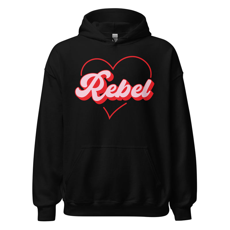 Load image into Gallery viewer, Rebel At Heart- Unisex Hoodie