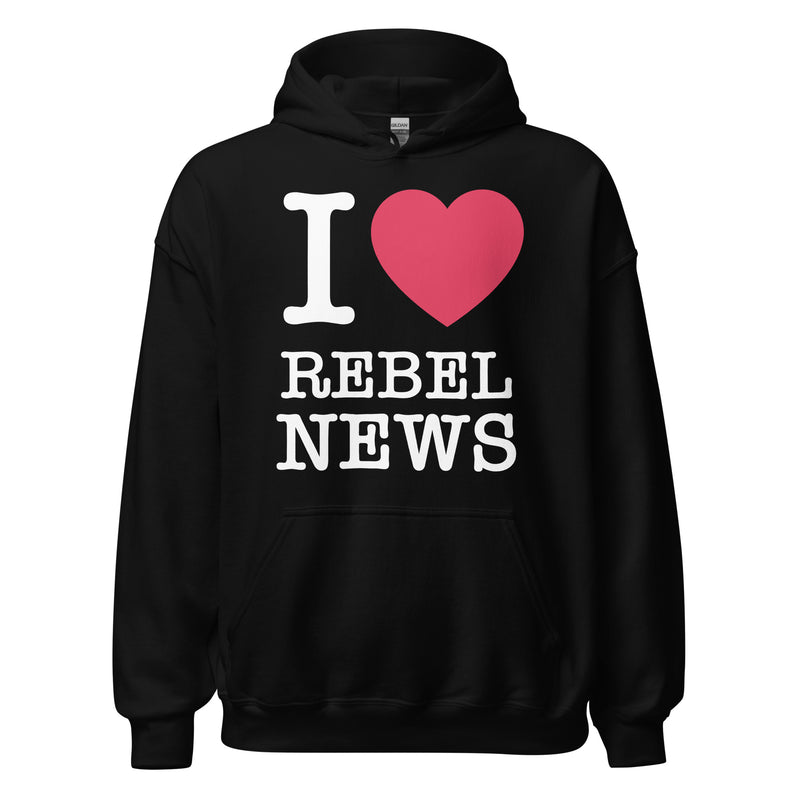 Load image into Gallery viewer, I Heart Rebel News- Unisex Hoodie