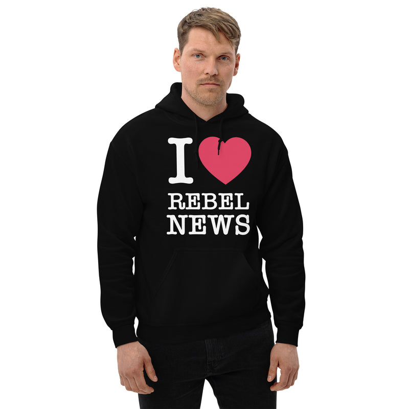 Load image into Gallery viewer, I Heart Rebel News- Unisex Hoodie