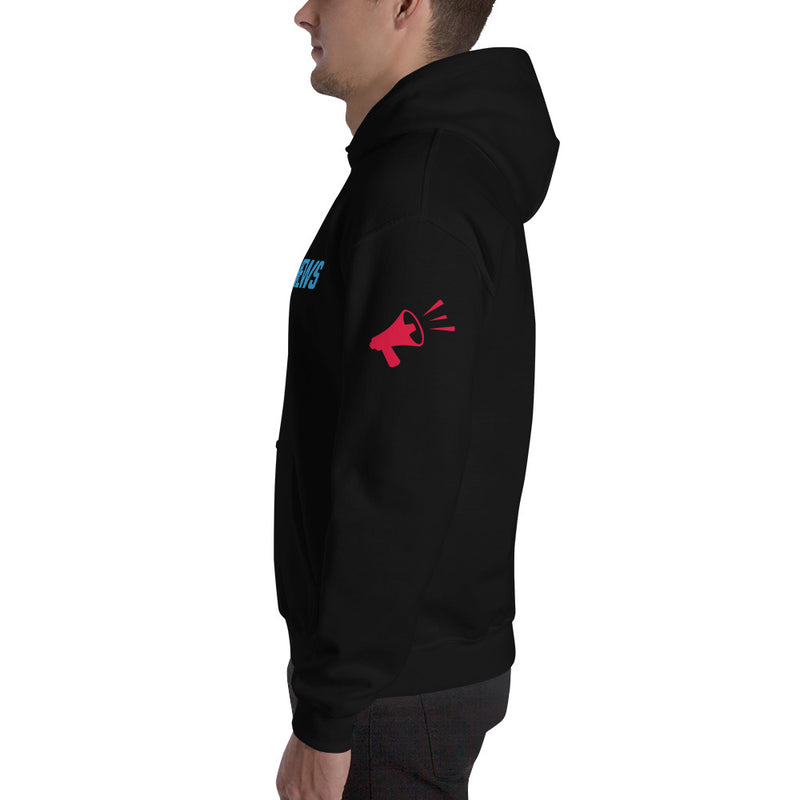 Load image into Gallery viewer, Rebel Typography Logo- Unisex Hoodie